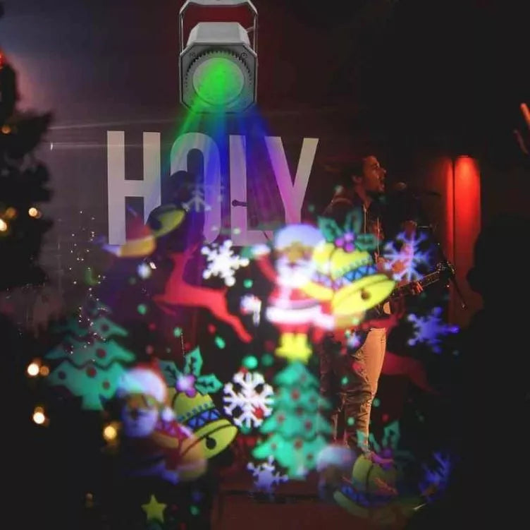 Proyector de Luz LED para Navidad y Halloween