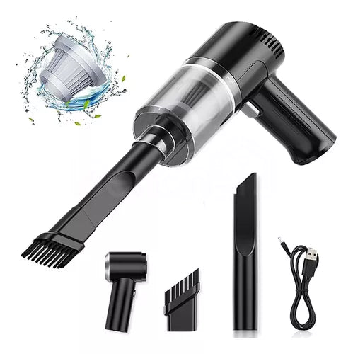Mini Aspiradora Portátil Inalámbrica para Auto y Escritorio